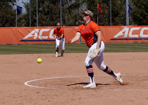 AnnaMarie Gatti threw a complete game shutout in game 2 of a doubleheader against Louisville on Saturday.
