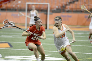 Nicole Levy has scored 44 goals for Syracuse this season and provided an additional offensive weapon for the Orange. She's dealing with a rib injury, though, while SU heads into the biggest weekend of its season. 