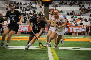 Syracuse kept possession and took care on defense to hold the Wildcats to just three goals.